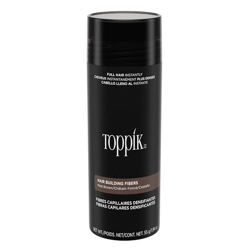 Toppik Hair Building Fibers, Fill In Fine or Thinning Hair Instantly Thicker, Fuller Looking Hair 9 Shades,4 size options