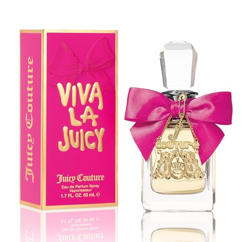 Juicy Couture Viva La Juicy Eau De Parfum, Women's Perfume with Notes of Mandarin, Gardenia & Caramel, EDP Spray