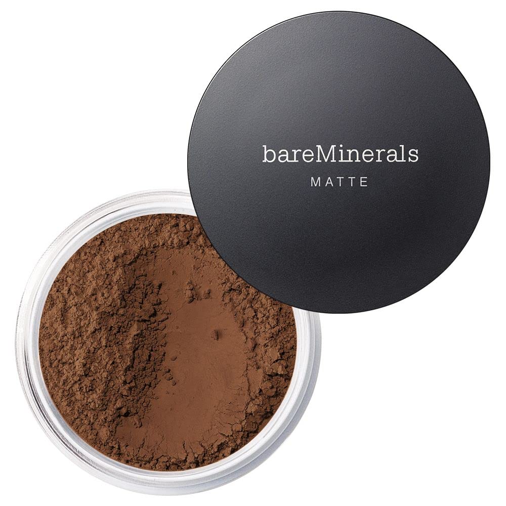 bareMinerals Original Matte Loose Powder Foundation SPF 15, Clean Mineral Powder Face Makeup, Sheer-to-Full Coverage, Reduces Shine, Talc-Free, Non-Comedogenic, Vegan