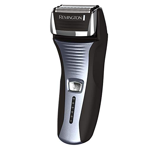 Remington F5 Power Series Foil Shaver, Electric Razor for Men, Cordless Rechargeable with Pop Up Trimmer, Pivot & FlexFoil Technology, Lightweight Handheld Design, Black