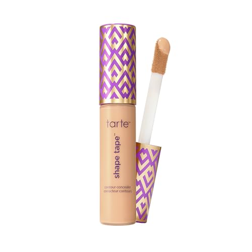 tarte shape tape concealer  Full-Coverage, Matte Finish for Under Eye, Dark Circles, Fine Lines, Redness & Discoloration, Longwear, Dermatologist-Tested, Vegan, Cruelty-Free