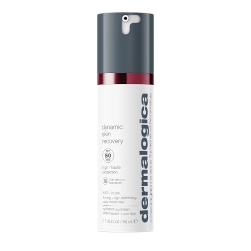 Dermalogica Dynamic Skin Recovery SPF50, Anti-Aging Face Sunscreen Moisturizer, Medium-Weight Non-Greasy Broad Spectrum