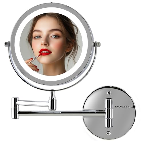 OVENTE 7" Lighted Wall Mount Mirror