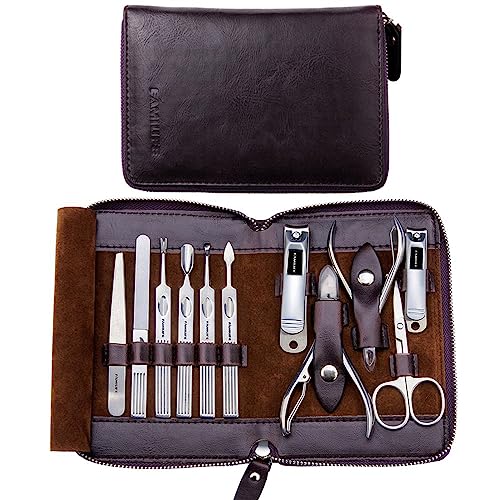 FAMILIFE Manicure Set, 11 in 1 (Dark Violet)
