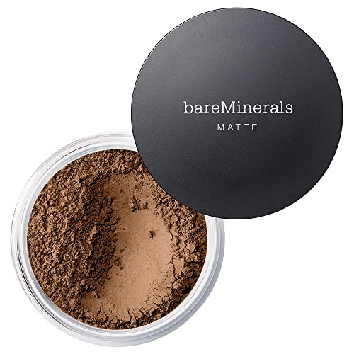 bareMinerals Original Matte Loose Powder Foundation SPF 15, Clean Mineral Powder Face Makeup, Sheer-to-Full Coverage, Reduces Shine, Talc-Free, Non-Comedogenic, Vegan