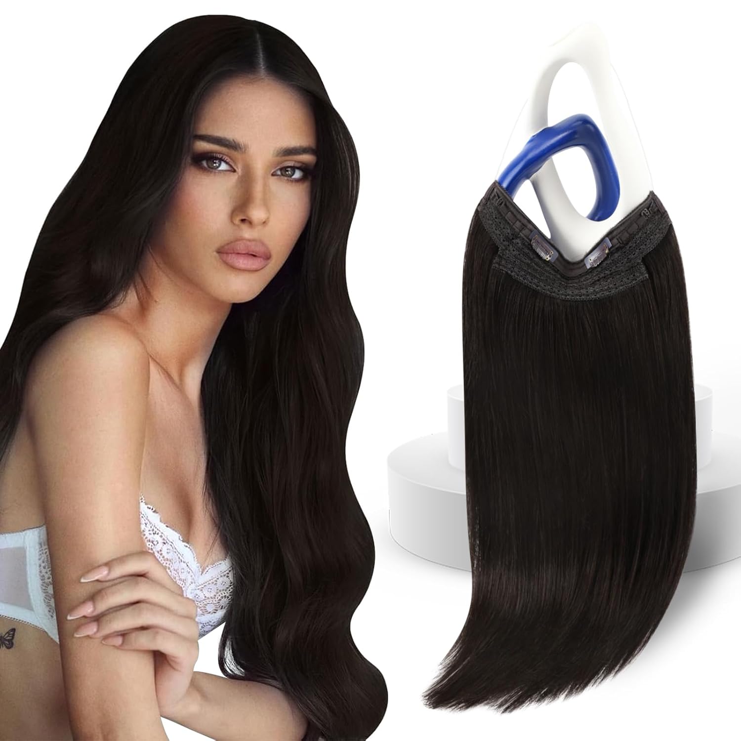 Sunny Hair Wire 18" Human Hair