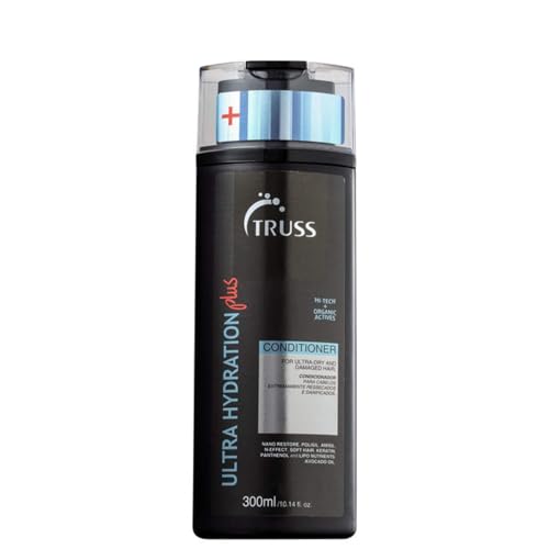 TRUSS Ultra Hydration Plus Hair Conditioner for Women & Men - Hydrating Conditioner for Dry Hair - Intense Repair for Extremely Dry, Damaged Strands - Color Protection & Frizz Control (10.14 oz)