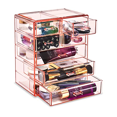 Sorbus Acrylic Makeup Organizer (3L/4S)