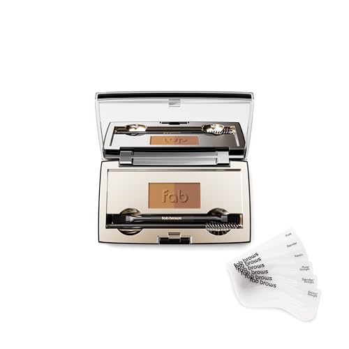 Fab Brows Duo Eyebrow Kit (Dark Brown)