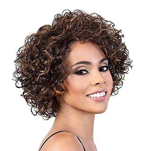UDU Short Curly Human Hair Wig