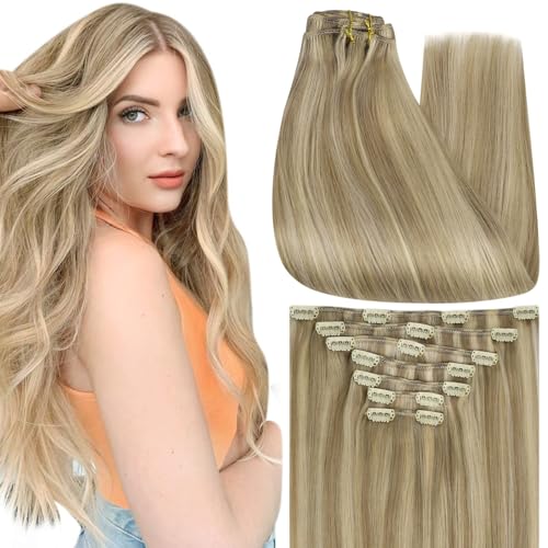 Full Shine 20 Inch Clip in Human Hair