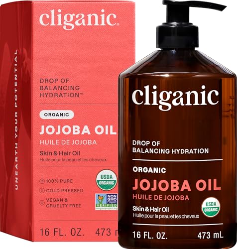 Cliganic Organic Jojoba Oil 16 oz