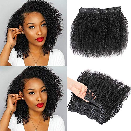 Urbeauty 12" Kinky Curly Clip Ins
