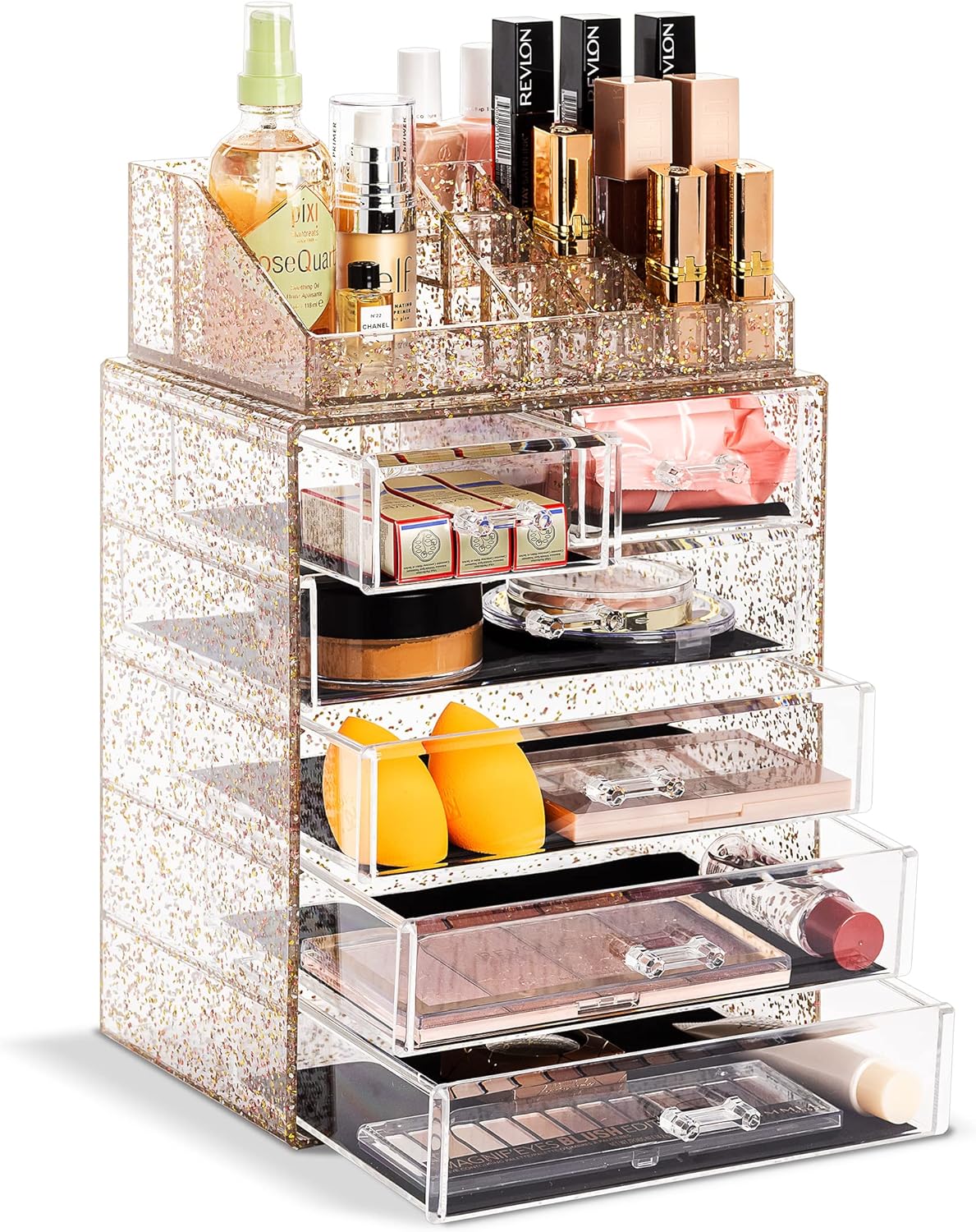 Sorbus Clear Cosmetic Makeup Organizer