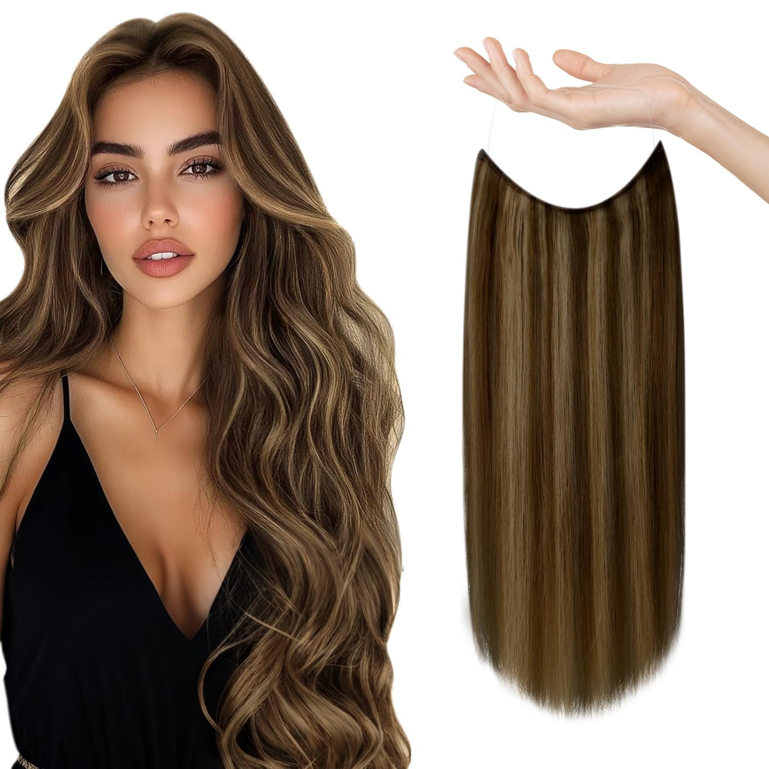 Sunny Human Hair Wire Extensions