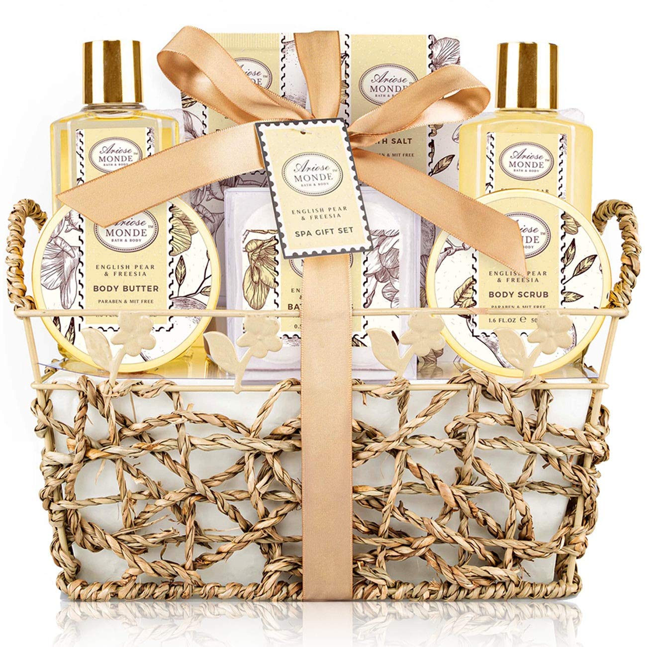 ArioseMonde Bath & Shower Spa Gift Basket Set