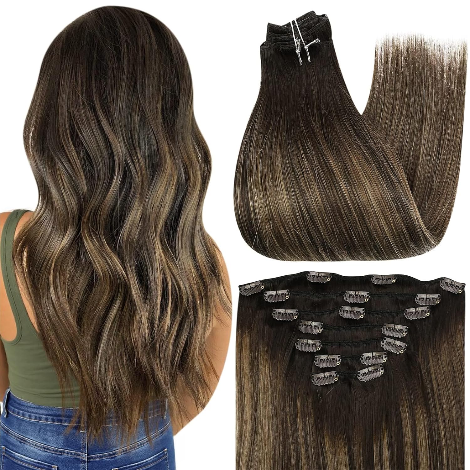 Full Shine 18" Balayage Clip-Ins