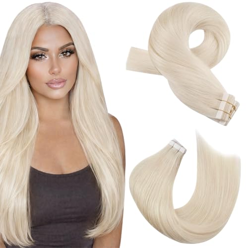 Moresoo White Blonde Tape in 18 Inch