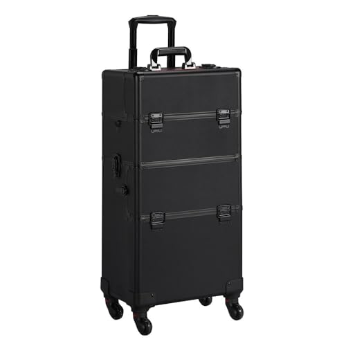 Yaheetech Makeup Train Case 3 in 1