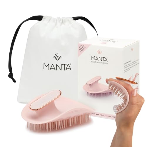 Manta Anti-Breakage Brush (Pink)