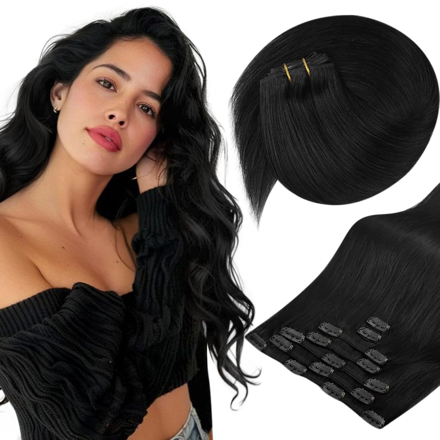Sunny Hair 16" Natural Black