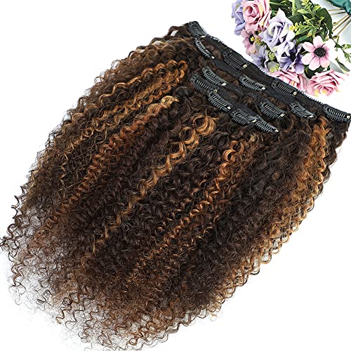 Urbeauty 14 Inch Kinky Curly Clip Ins