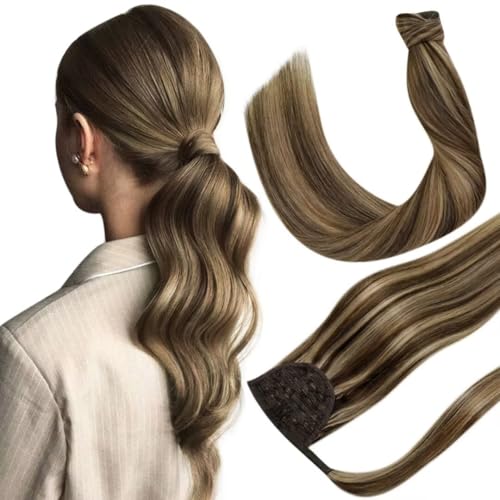 Hetto 12" Brown Ponytail
