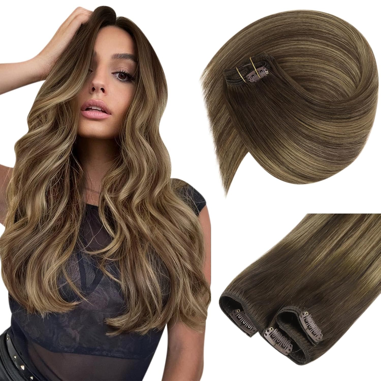 Sunny Hair Clip in Hair Extensions 12inch