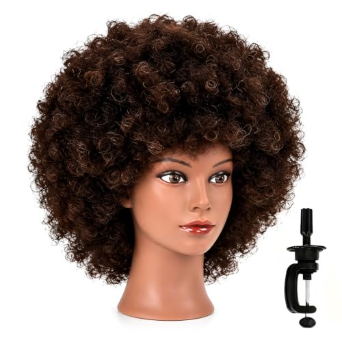 headdoll Afro Curly Mannequin Head