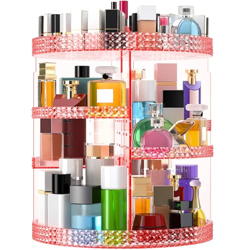 Pink 360 Makeup Organizer Carousel