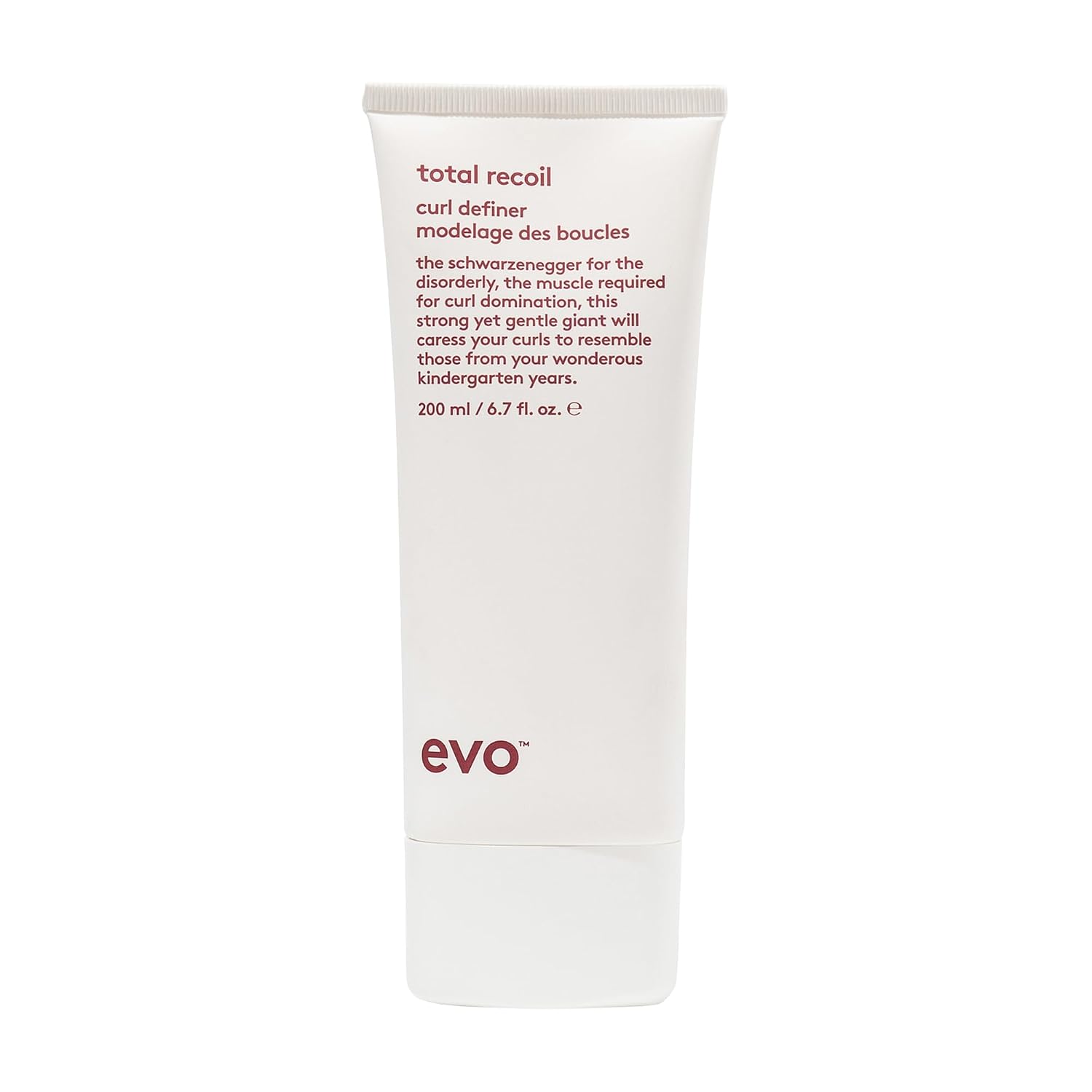 EVO Total Recoil Curl Definer - Strong Hold Defining Moisturizing Cream - Enhances Natural Curl Pattern & Reduces Frizz - Humidity Control
