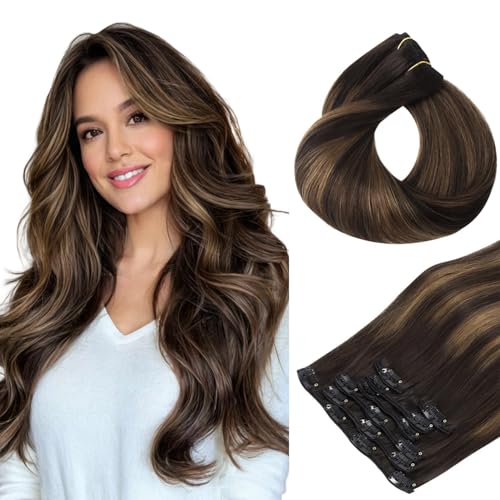 HOTBANANA Human Hair Clip in Extensions