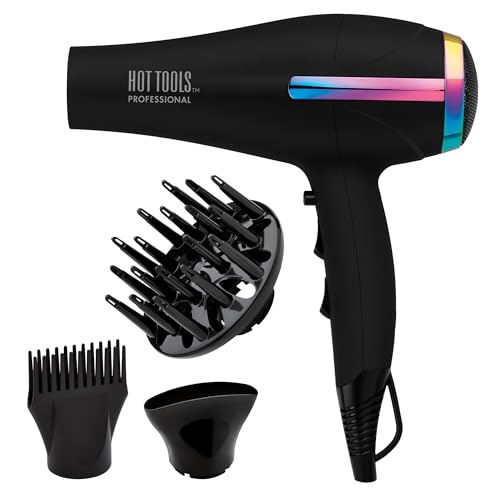 HOT TOOLS Professional Ceramic Rainbow Hair Dryer