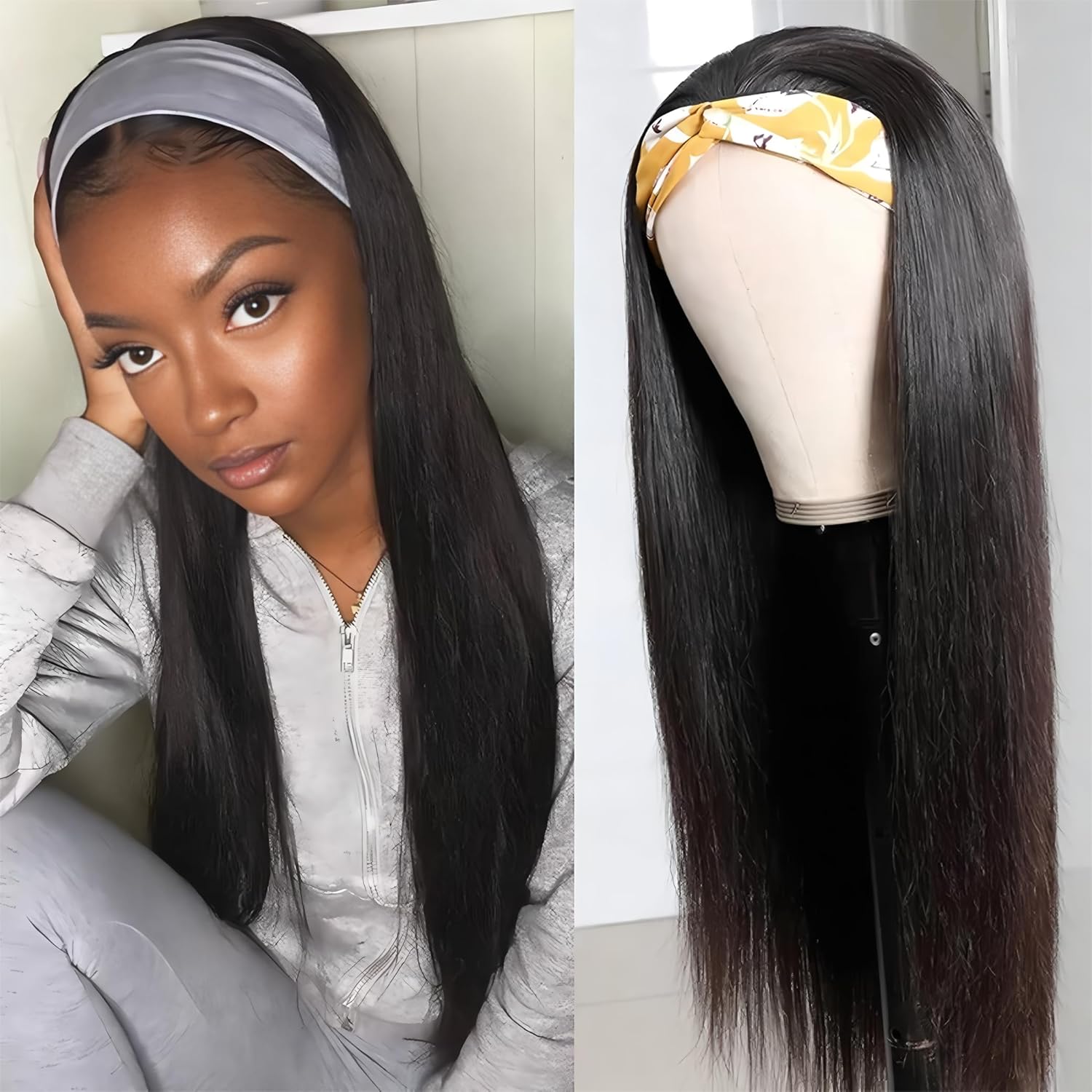 ISEE 10A Headband Wig