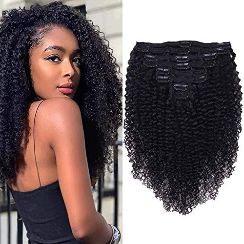 croocco Curly Clip In Extension Human Hair