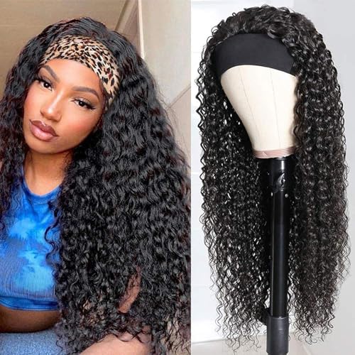 Zhensiyuan Deep Wave Headband Wig