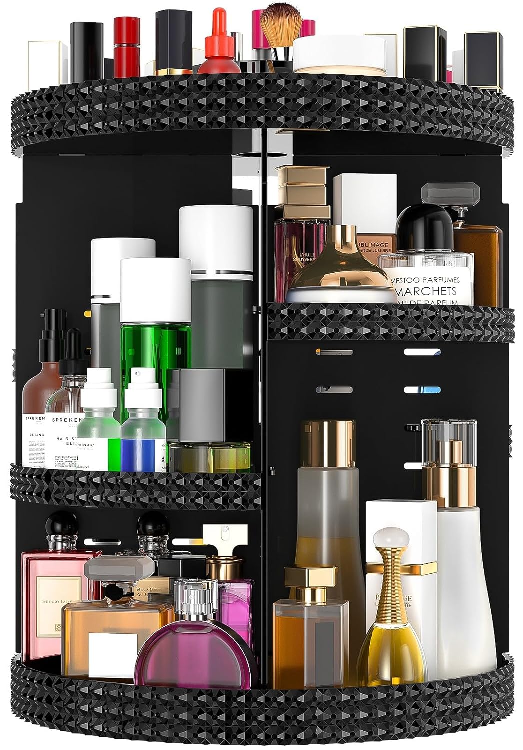 HEMTROY 360 Degree Rotating Makeup Organizer