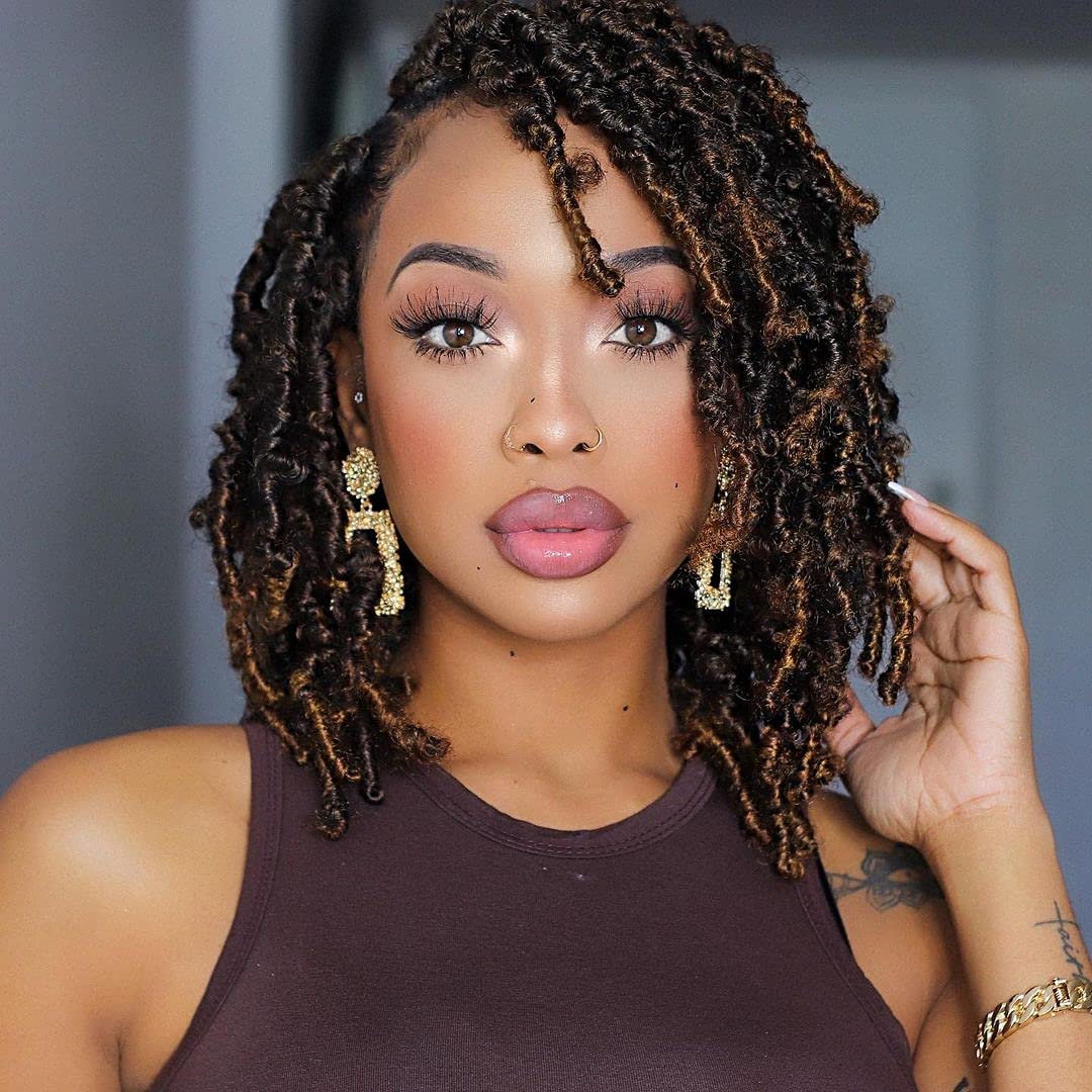 TOYOTRESS Butterfly Locs Crochet Hair - 12 inch