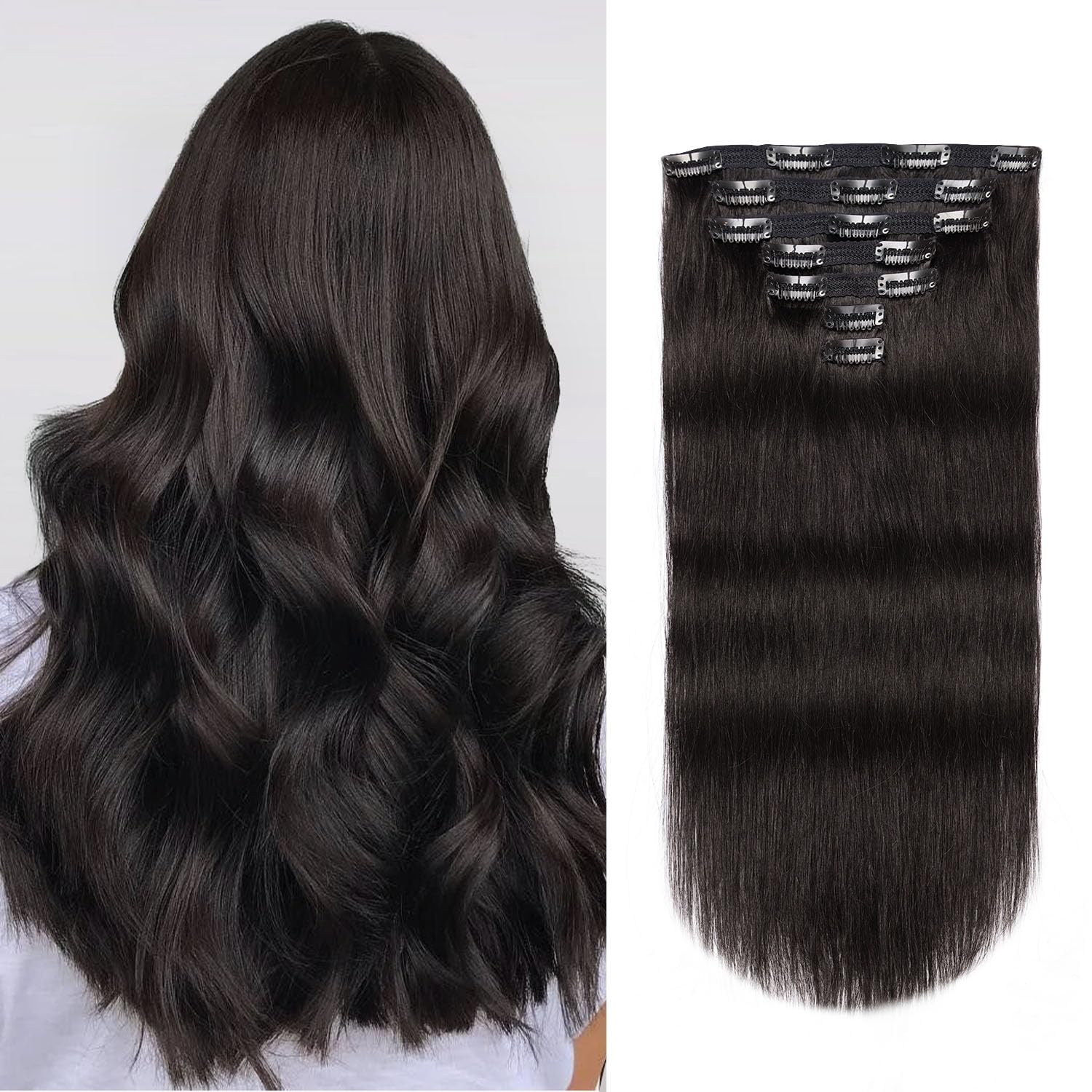 Jiameisi Clip in Hair Extensions