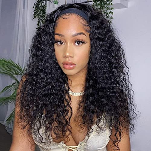 Aiterina Headband Wig 20" Deep Curly Wave
