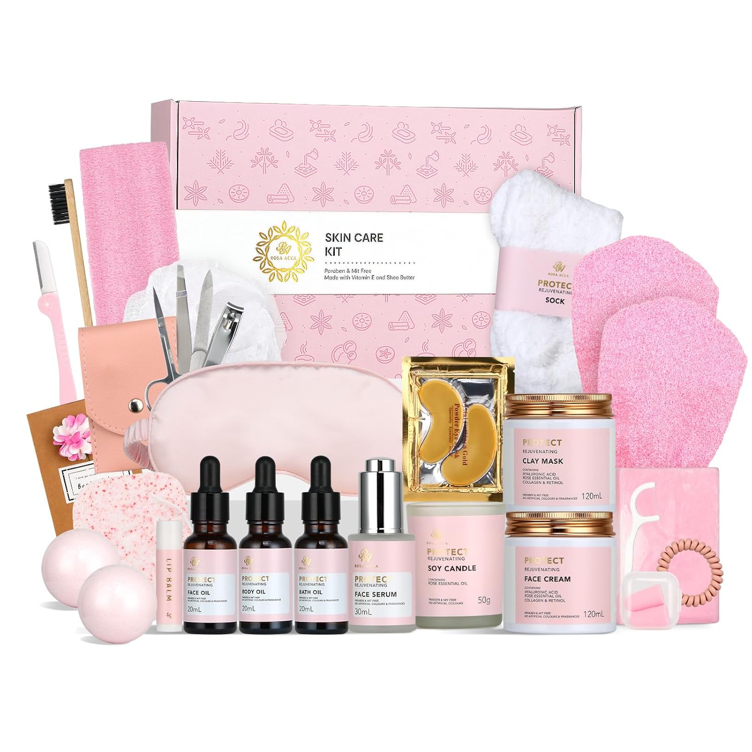 RA ROSA ACCA Rose Facial Skin Care Set