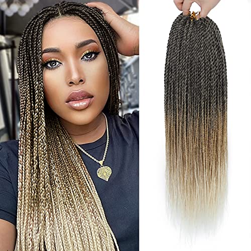 NAYOO Small Ombre Crochet Hair 22 Inch