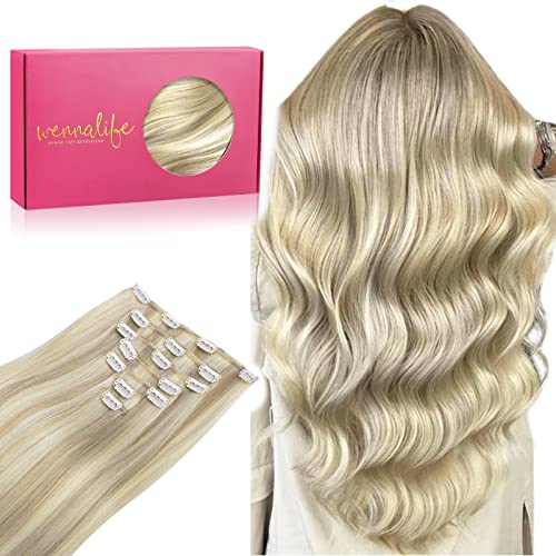 Wennalife 14" 120g 7pcs (Ash Blonde)
