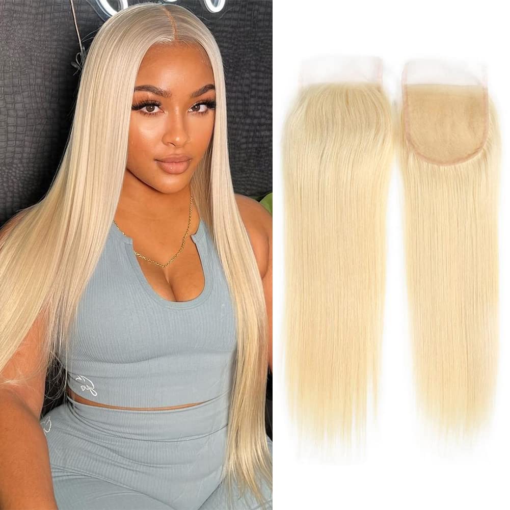 613 Closure Straight 4x4 Transparent HD Lace Closure