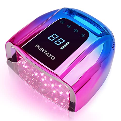 Purtato Professional Rechargeable 96W UV LED (Blue&Purple)