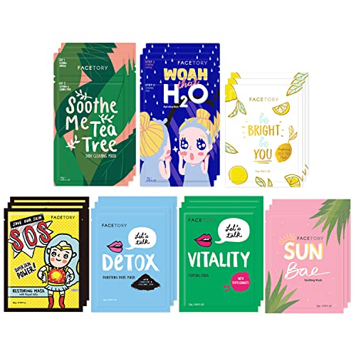 FACETORY K Beauty Face Mask (21 pc)
