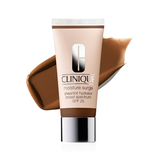 Clinique Moisture Surge Sheertint Hydrator Hydrating Tinted Moisturizer Broad Spectrum SPF 25 With Hyaluronic Acid + Aloe Water For All Skin Types | Sheer Coverage, Natural Finish