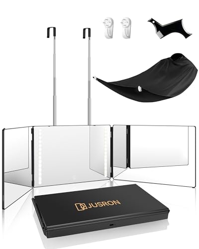 JUSRON 360 Mirror with LED