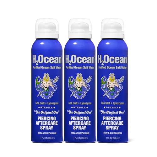 H2Ocean Piercing Aftercare Spray (Pack of 3)
