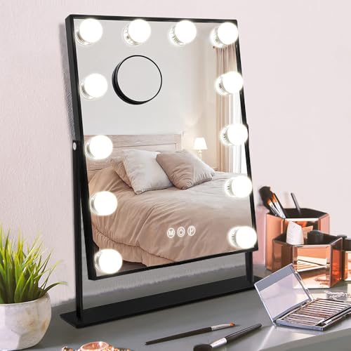 Hansong Black Vanity Mirror
